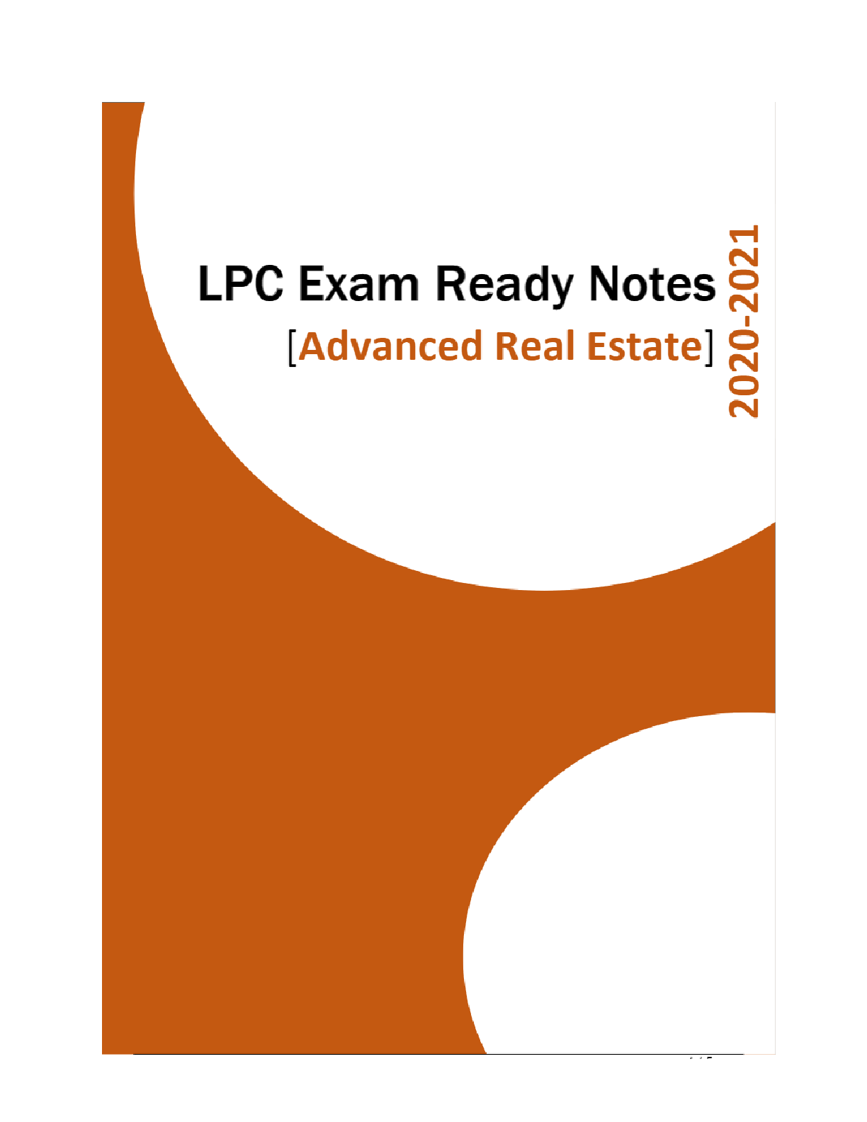Preview of Summary 2020/21 - LPC Notes - Advanced Real Estate - Exam Ready Notes